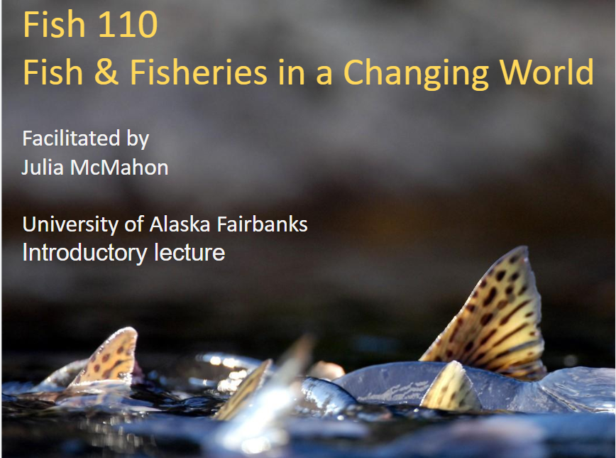 Lecture 1 | Fish 110